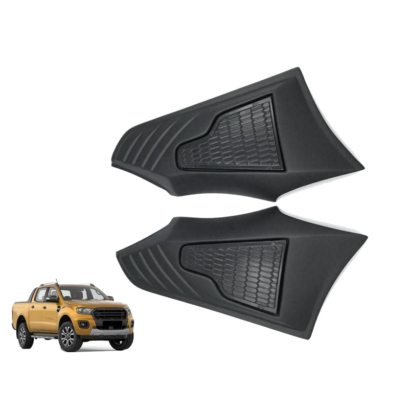 Bộ 2 Viền Trang Trí Bảo Vệ Lỗ Thông Gió Xe Hơi Ford Ranger T6 T7 2016 2017 2018 2019 2020