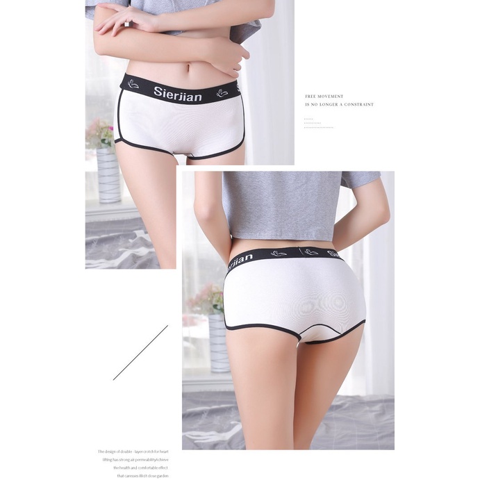 Quần lót nữ thể thao boxer cotton dạng đùi cao cấp (MS 10003) Anna Shop