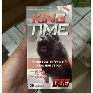 King Time hộp 30 viên  Tăng cường sức khỏe nam giới hiệu quả