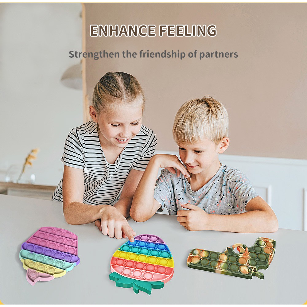 Đồ Chơi Giảm Căng Thẳng Màu Cầu Vồng