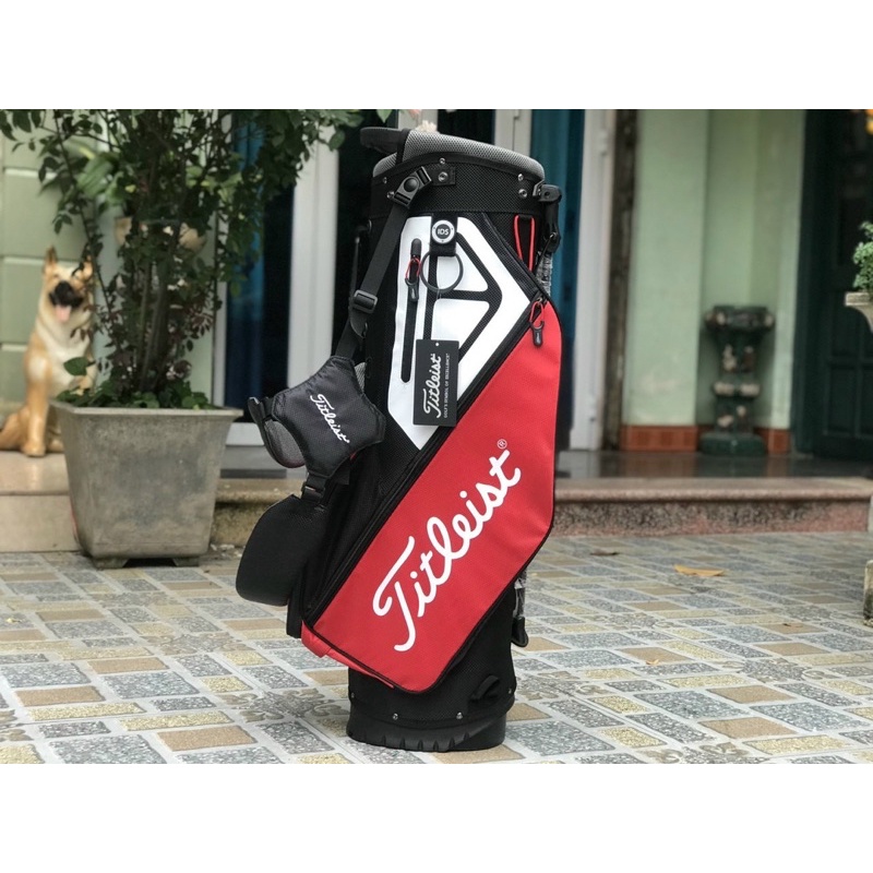 Túi Gậy Chân Chống Titleist -Túi Gậy Golf Titleist Vải Bạt Chống Nước Tốt