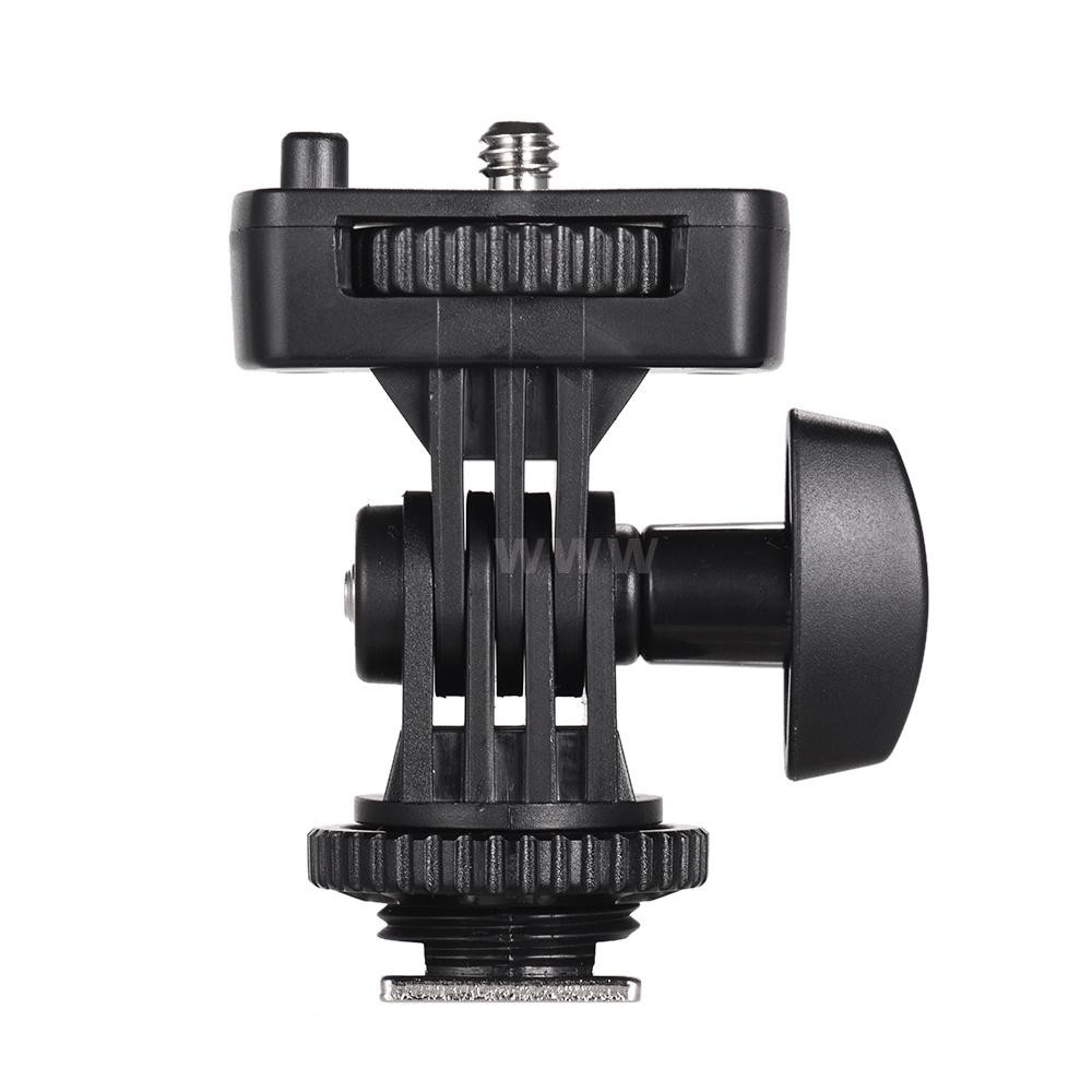 Flexible Cold Shoe Mount Adapter with 1/4 Inch Screw for Viltrox DC-90 DC-70 DC-50 Monitor L132T L116T LED Video Light
