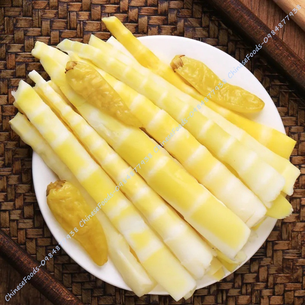 Măng Chua Muối Cay Tứ Xuyên 100g, Măng Cay Giòn Tứ Xuyên Ăn Liền, Măng Cay Ăn Mì