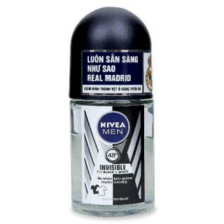 Lăn khử mùi Nam Nivea Black& White.