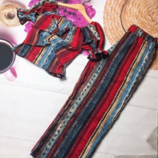 Set bộ lụa thổ cẩm cao cấp có mút ngực