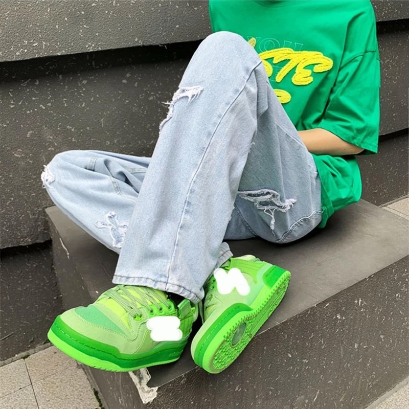 Quần Jeans Baggy Thêu Thánh Giá Nam Nữ T-A-N Hàn Quốc mới nhất QJT028 Màu Xanh Jeans Xám Jeans