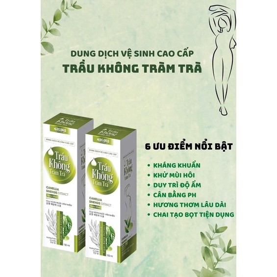 Dung dịch vệ sinh cao cấp Trầu Không Tràm Trà Nagara