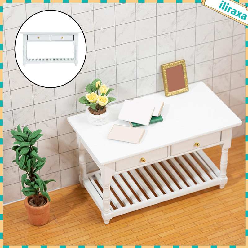 Mô Hình Phòng Khách / Bàn Phòng Khách DIY Trang Trí Nhà Búp Bê 1: 12