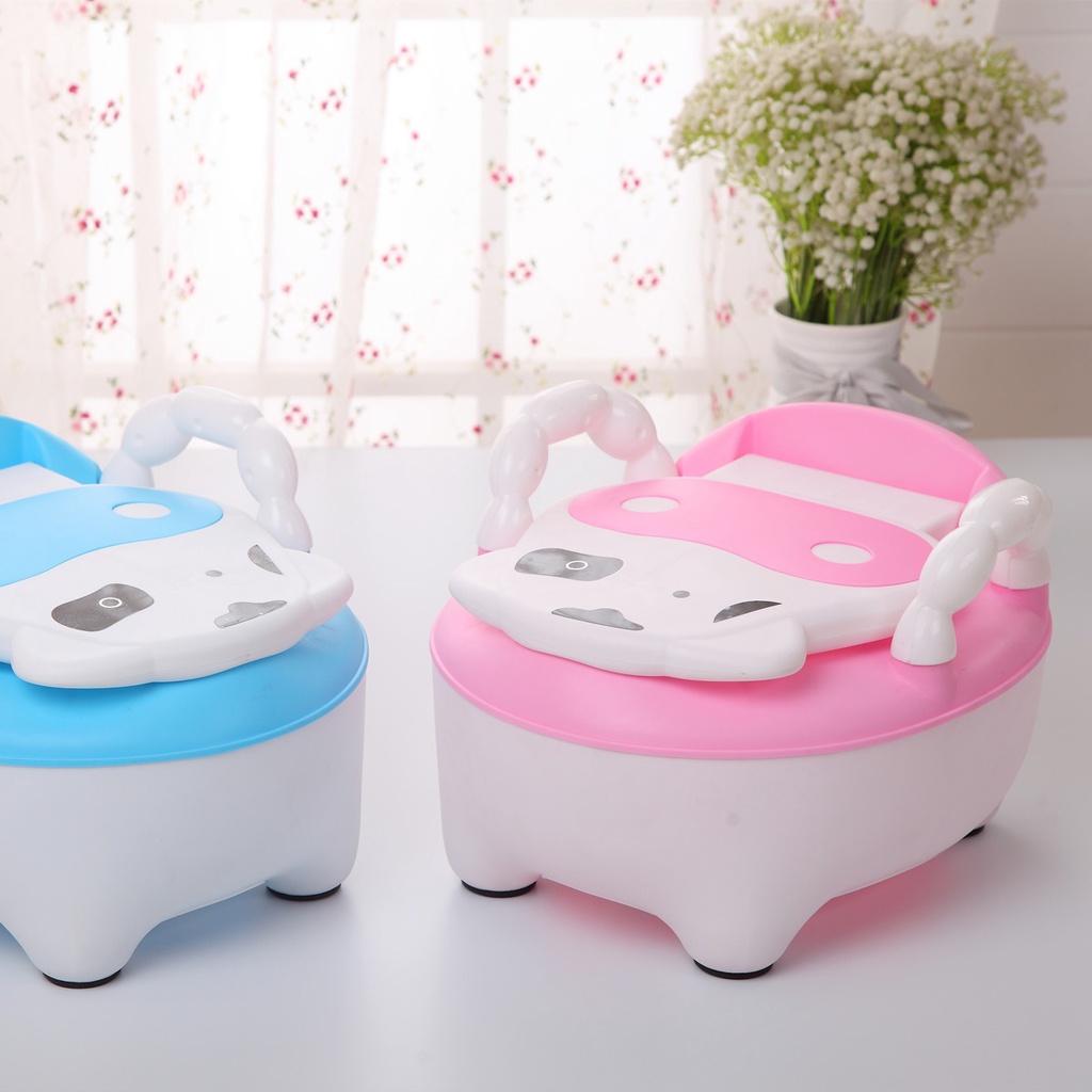Bô cho bé đi vệ sinh Bô em bé, Bồn Cầu phù bé trai và bé gái 6 tháng đến 5 tuổi đế chống trơn trượt ( #bồn cầu cho bé )