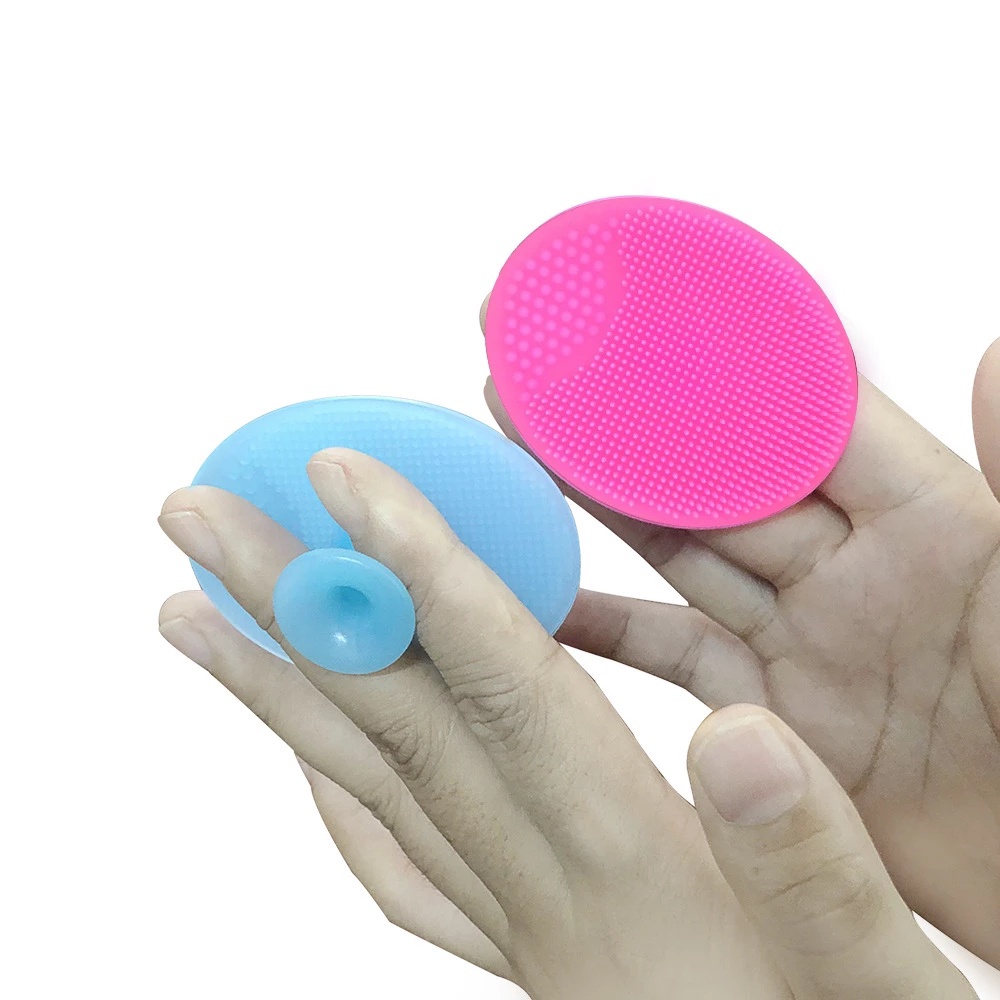 (Hàng Mới Về) Bàn Chải Rửa Mặt Bằng Silicon Mềm Mini Làm Sạch Sâu Lỗ Chân Lông Chống Thấm Nước Nhiều Màu