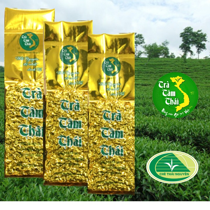 1kg Chè Thái Nguyên - Trà xanh Tâm Thái Số 2 (4 gói 250g) - Trà Thái Nguyên 10 gói 100g