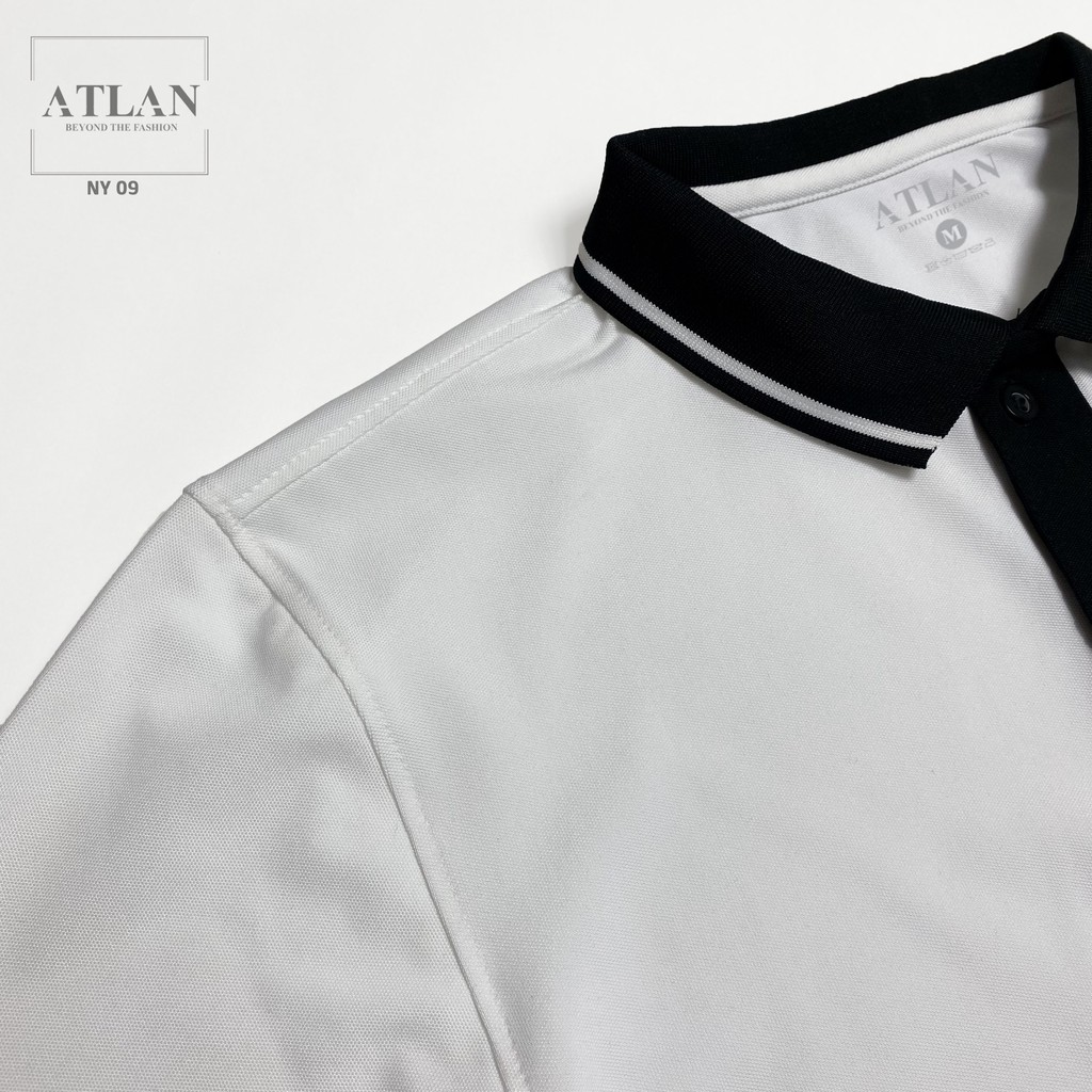 Áo Thun Nam Cộc Tay 💖 𝘍𝘳𝘦𝘦𝘴𝘩𝘪𝘱 💖 Thời Trang Nam Ngắn Tay Có Cổ Trắng Bo Đen Sọc Trắng - NY13 | BigBuy360 - bigbuy360.vn