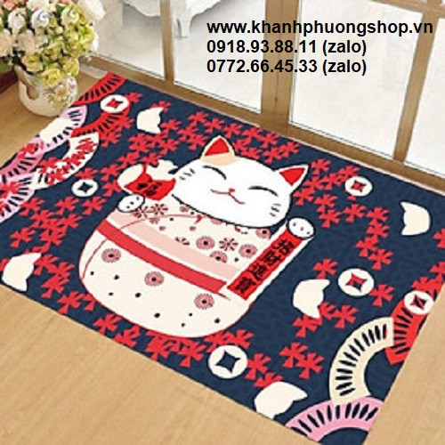 Thảm dậm chân mèo thần tài - thảm dậm chân
