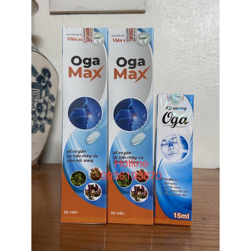 VIÊN SỦI OGA MAX - 2 Sủi tặng 1 Xịt