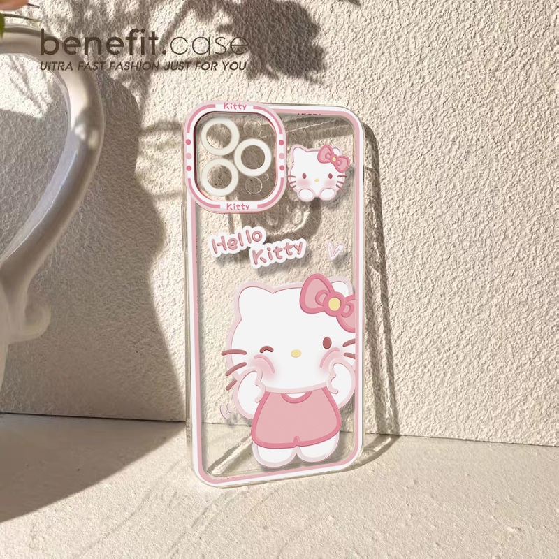 Ốp Điện Thoại Silicone Mềm Nhám In Hello Kitty Cho iPhone 13 Pro Max mini 12 Pro Max mini SE 2020 11 Pro Max X XS Max XR 8 7 6 6s Plus