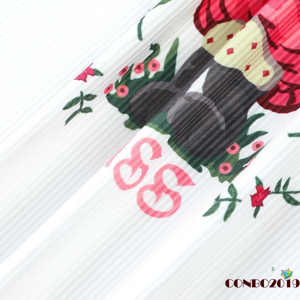 Áo Tank Top Không Tay Cổ Tròn Phối Ren Họa Tiết Gấu Hoạt Hình Thời Trang Mùa Hè Cho Nữ