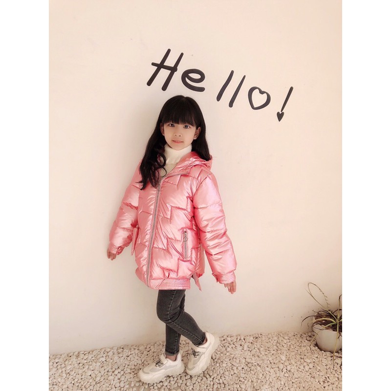 Áo Phao Lông Vũ Bóng Bé Gái. Thời Trang BaBy Quảng Châu