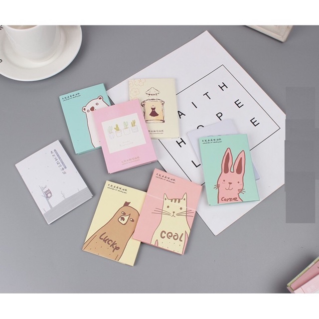 Giấy thấm dầu phong cách Hàn Quốc 1 hộp 50 tờ | BigBuy360 - bigbuy360.vn