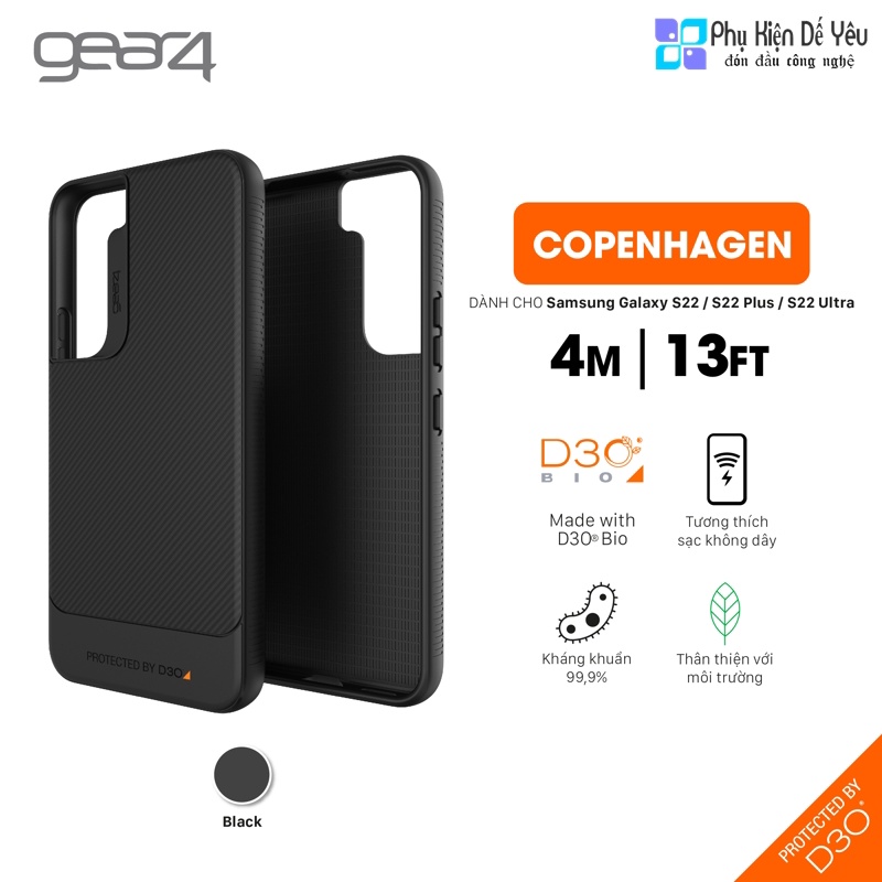 Ốp Gear4 Copenhagen cho SAMSUNG Galaxy S22 Ultra/ S22 Plus/ S22 [ Phân phối chính hãng bảo hành 1 năm]