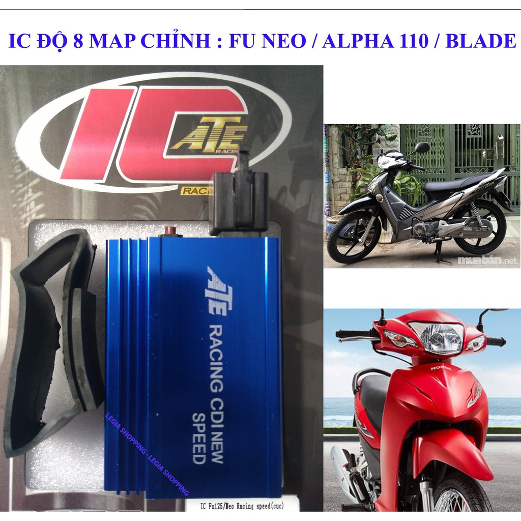 IC ATE 8 map mở tua Future 125, Future Neo, Fu 2 xăng cơ