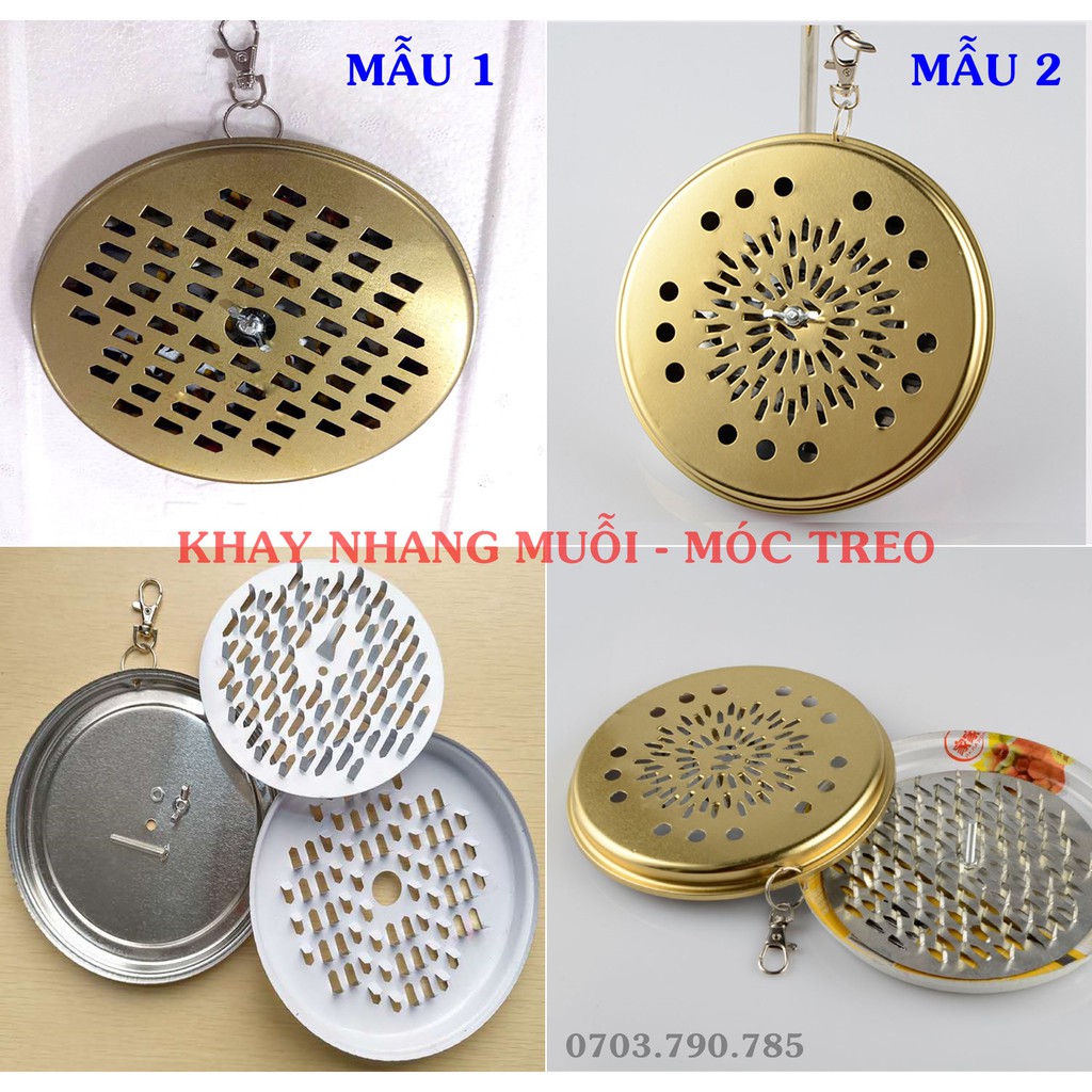 Khay đựng nhang muỗi 4 loại-không nắp-bộ có nắp-hộp có móc treo-hộp bọc nhựa