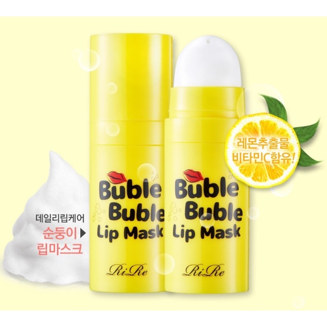 Mặt nạ sủi bọt tẩy tế bào chết môi RiRe - RiRe Bubble Bubble Lip Mask