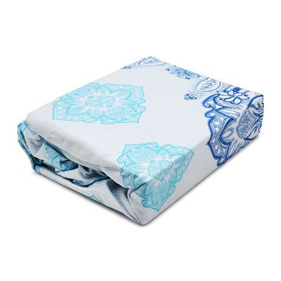 Bộ Drap Gối Cotton HOMETEX 180x200x25cm