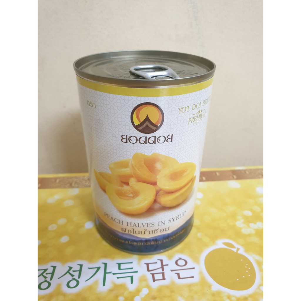 Đào hộp Hongqiao Lon 425g / Đào Thái Bobob 425g | BigBuy360 - bigbuy360.vn