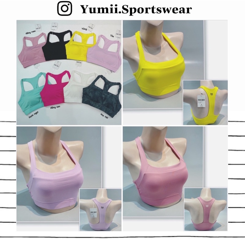 Áo Lót Thể Thao Tập Gym Yoga Nữ - Áo Bra Thể Thao F.2.1 Trơn Kiểu Đơn Giản Nâng Ngực, Tôn Dáng ( Kèm Mút Ngực )