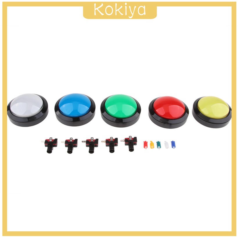 Nút Nhấn Có Đèn Led 100mm Cho Máy Chơi Game Arcade