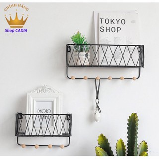 Kệ sắt treo tường trang trí phong cách Vintage Kityy