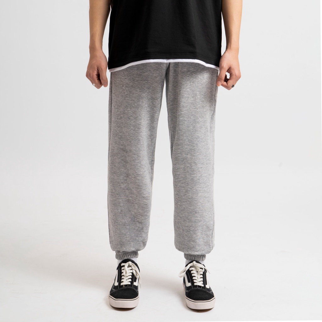 Quần jogger ống rộng unisex N7 bo gấu dáng thể thao suông nam nữ nỉ cao cấp da cá bigsize thu đông basic pants NHIỀU MÀU