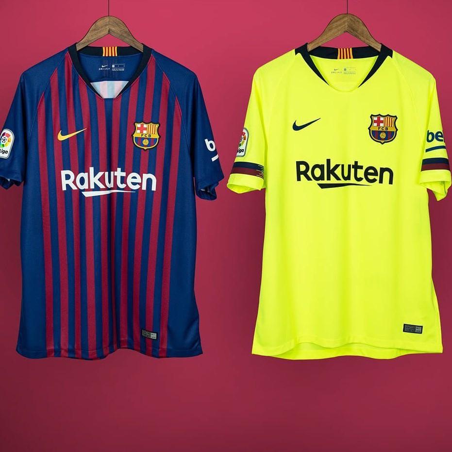 Áo Thun Jersey Barca Home & Away 2018-2019