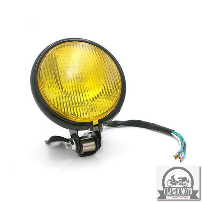 Gáo Đèn pha rebel 125 - ĐÈN PHA XE MÁY ĐỘ CLASSIC độ CD 67 WIN Cafe Racer