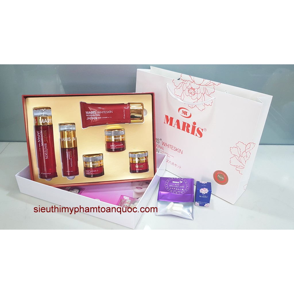 Serum Maris 6in1 sạch nám, tàn nhang, tinh chất dưỡng trắng da cao cấp Nhật Bản 6 trong 1