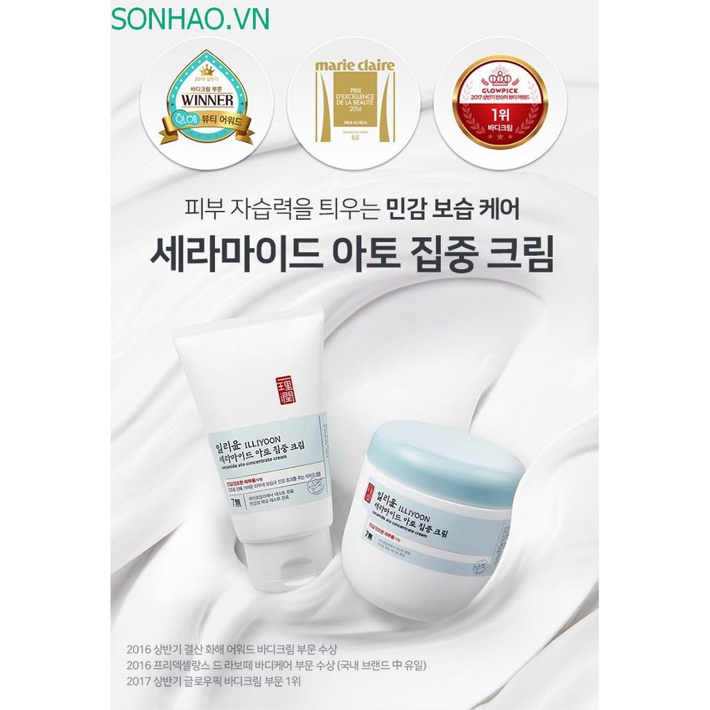 KEM DƯỠNG ẨM BODY CHO DA NHẠY CẢM - ILLIYOON CERAMIDE ATO CONCENTRATE CREAM | BigBuy360 - bigbuy360.vn