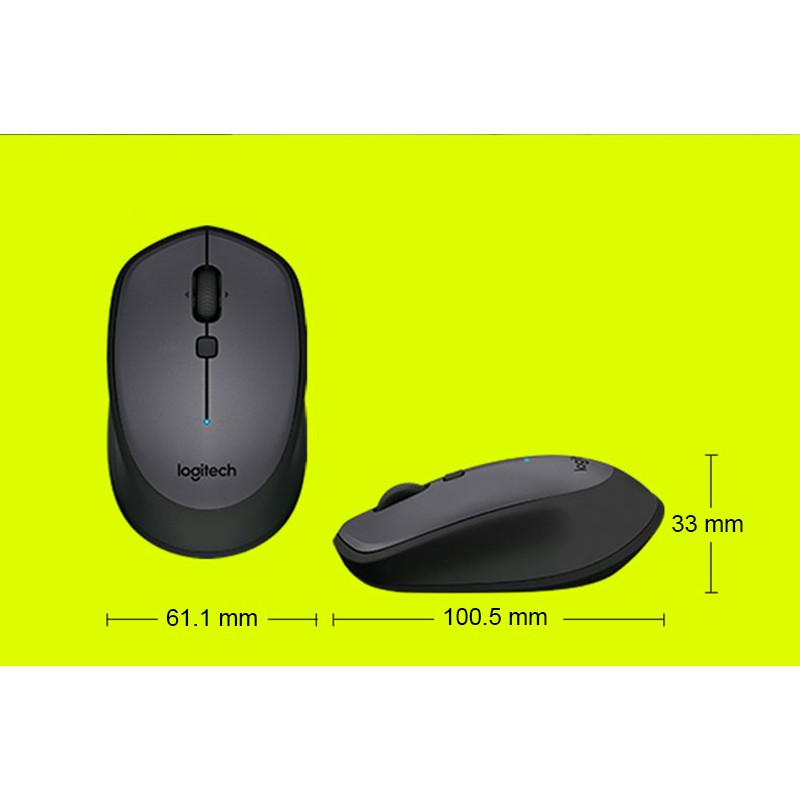 Logitech M336 Bluetooth 3.0 Wireless Portable Mouse Mini Portable 1000 DPI Both Hands Mice