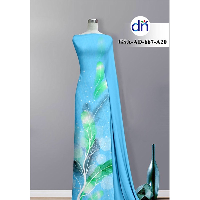 Vải áo dài 3D
