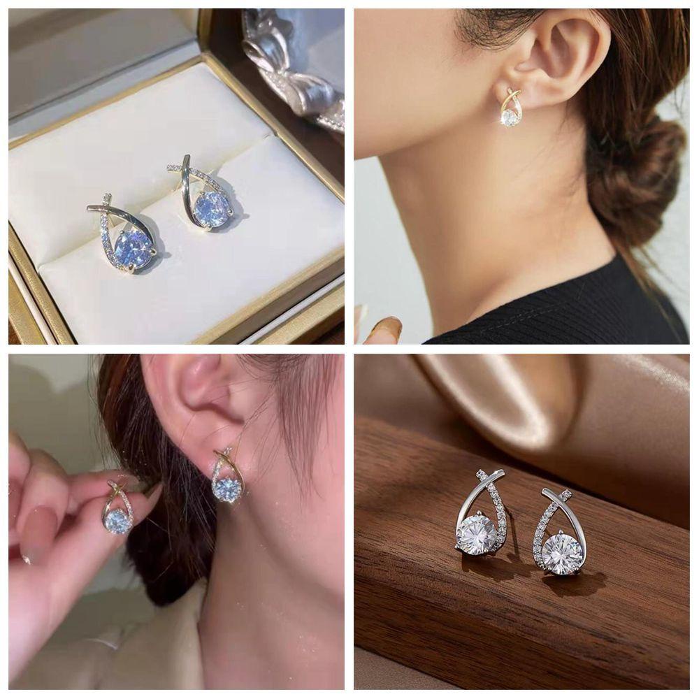 Bông Tai Mạ Vàng 18k Hình Đuôi Cá Độc Đáo Thời Trang Cho Nữ|Dây Chuyền Mạ Vàng