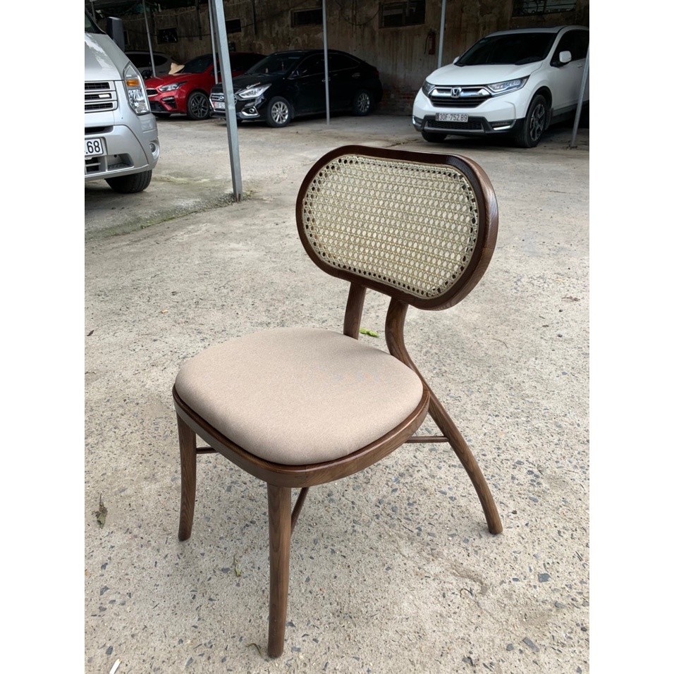 Ghế Cafe phối mây tự nhiên