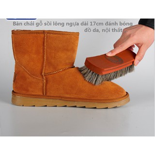 Bàn chải lông ngựa gỗ sồi