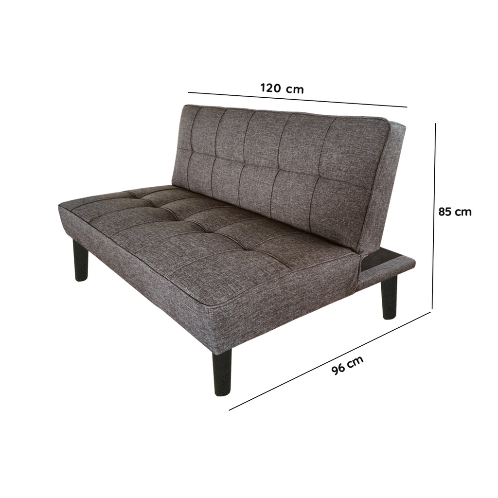 Sofa mini size 1m2 với 3 chức năng và chân inox lắp ráp tiện lợi thương hiệu MW FURNITURE