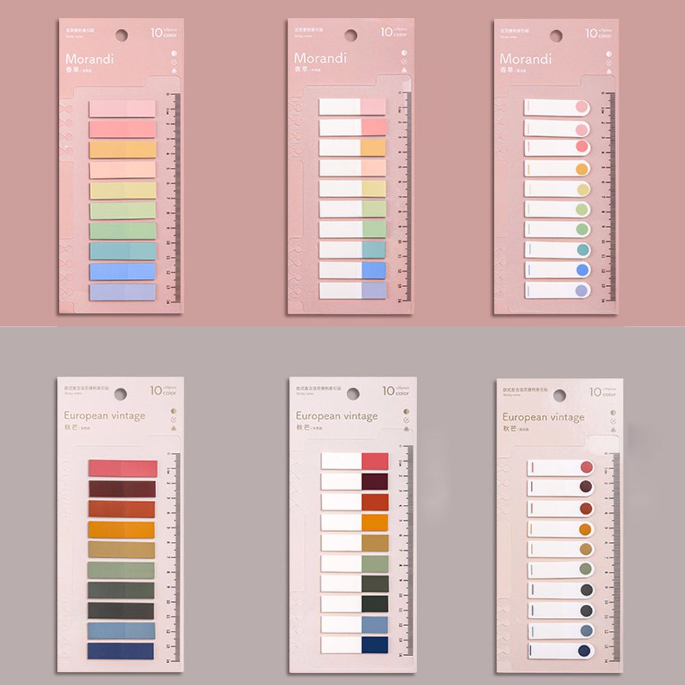 Set 200 Miếng Dán Ghi Chú Nhiều Màu Sắc Tiện Dụng