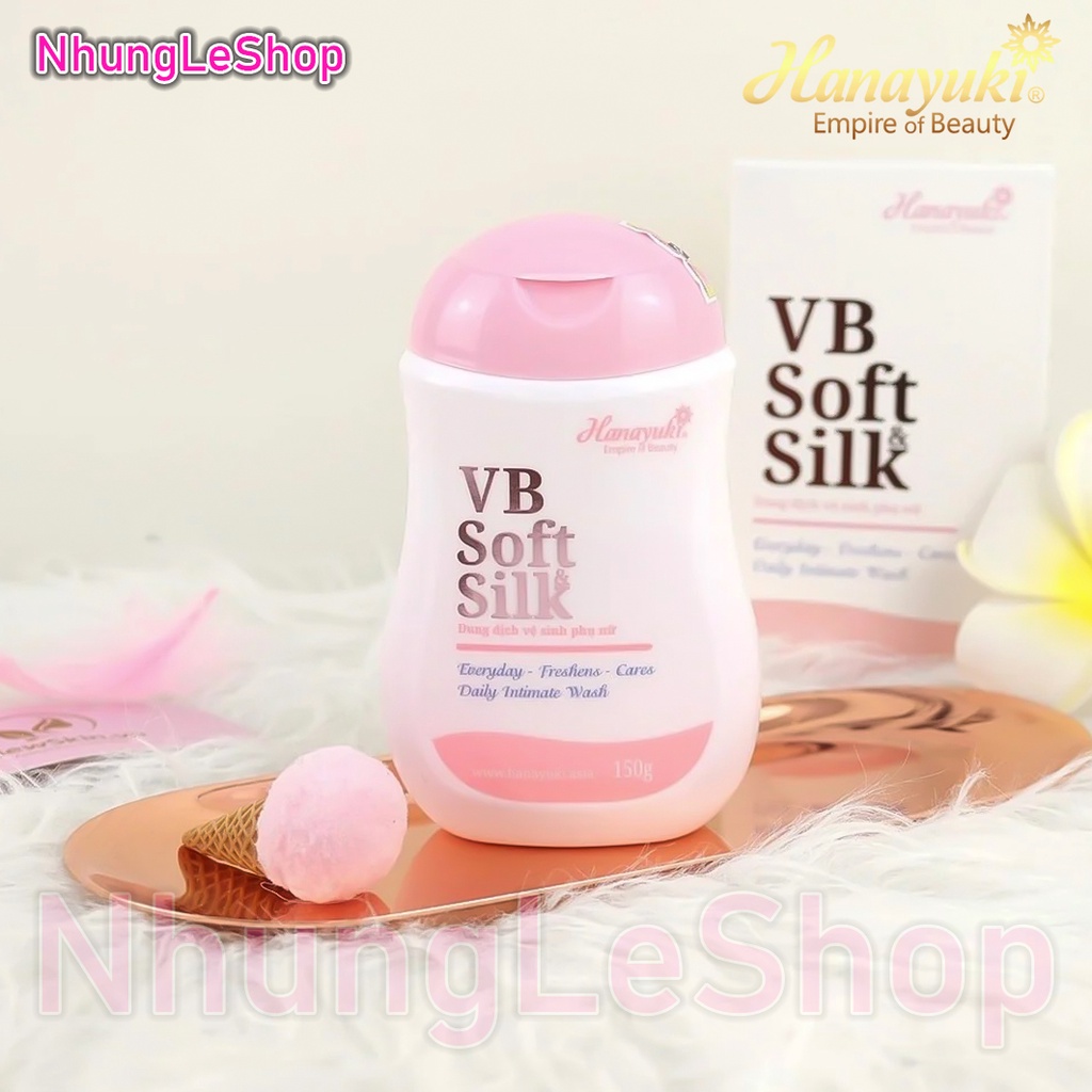 [CHÍNH HÃNG 100%] DUNG DỊCH VỆ SINH PHỤ NỮ VB - HANA SOFT SILK, KHỬ MÙI VÙNG KÍN - THƠM MÁT CẢ NGÀY