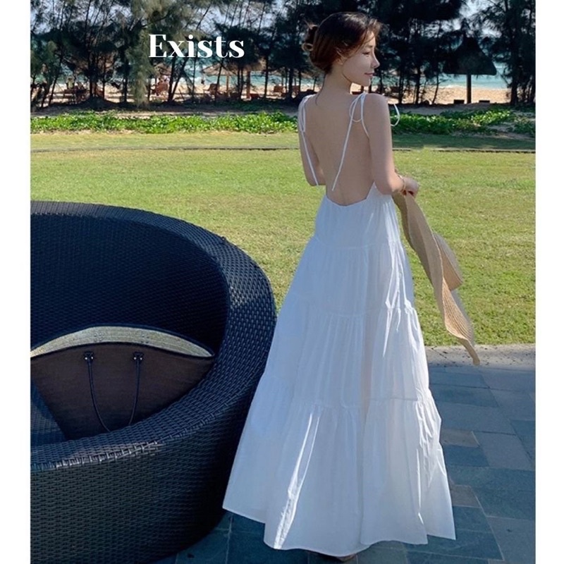 Maxi hở lưng cột dây - 240 | BigBuy360 - bigbuy360.vn