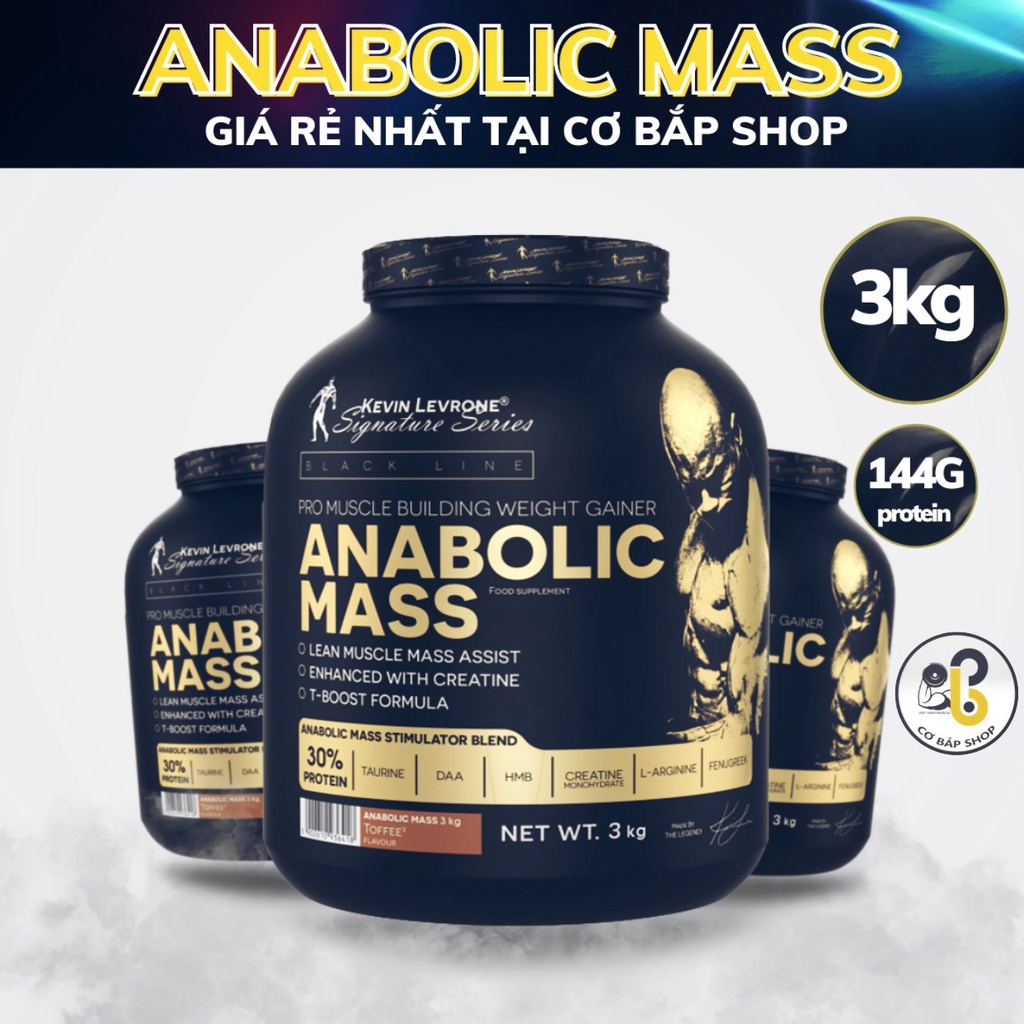 HỦ 3KG - ANABOLIC MASS - TĂNG CƠ NẠC SIÊU TỐC - DÒNG MASS CAO CẤP NHẤT HIỆN NAY