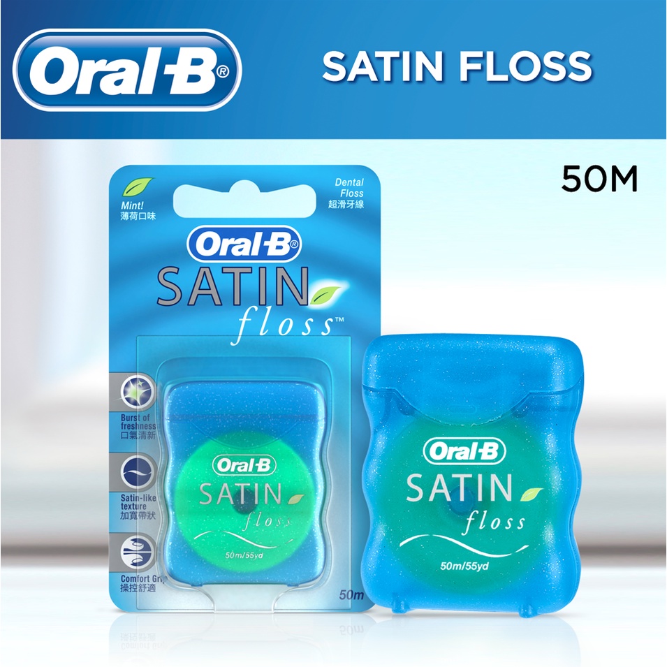 MỸ I Chỉ Nha Khoa OralB Essential Floss 1 cuộn 50m hoặc 2 cuộn 100m
