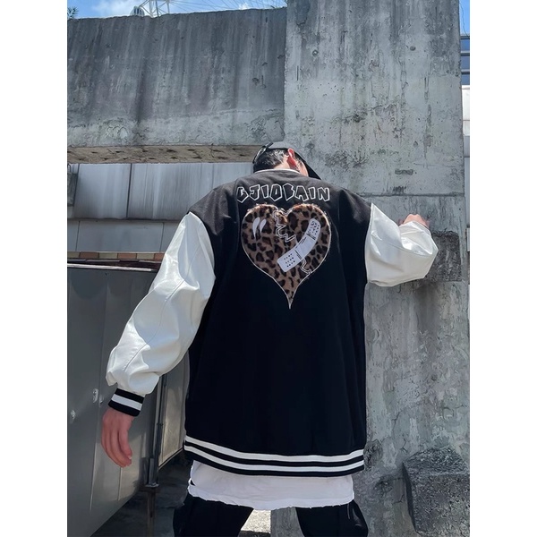 áo khoác varsity hình thêu G