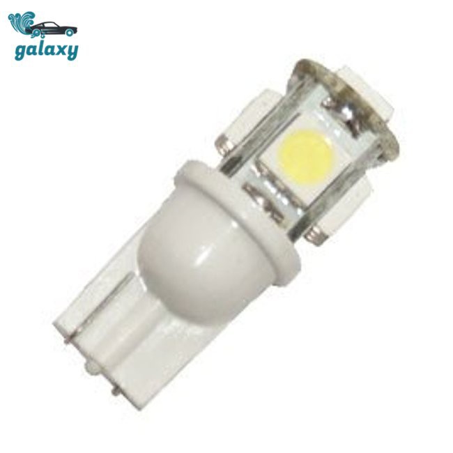 10 Đèn LED 5 bóng SMD T10 T5 thay thế dành cho xe hơi