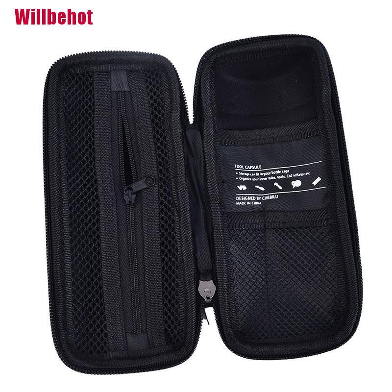 Hộp đựng đồ bằng sợi carbon gắn xe đạp đa năng tiện dụng